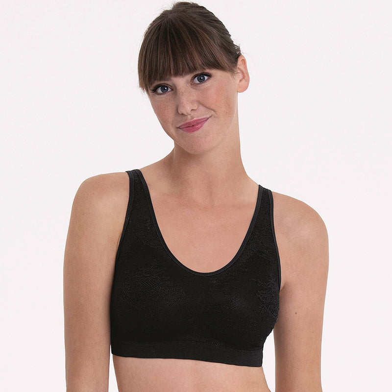 black bralette