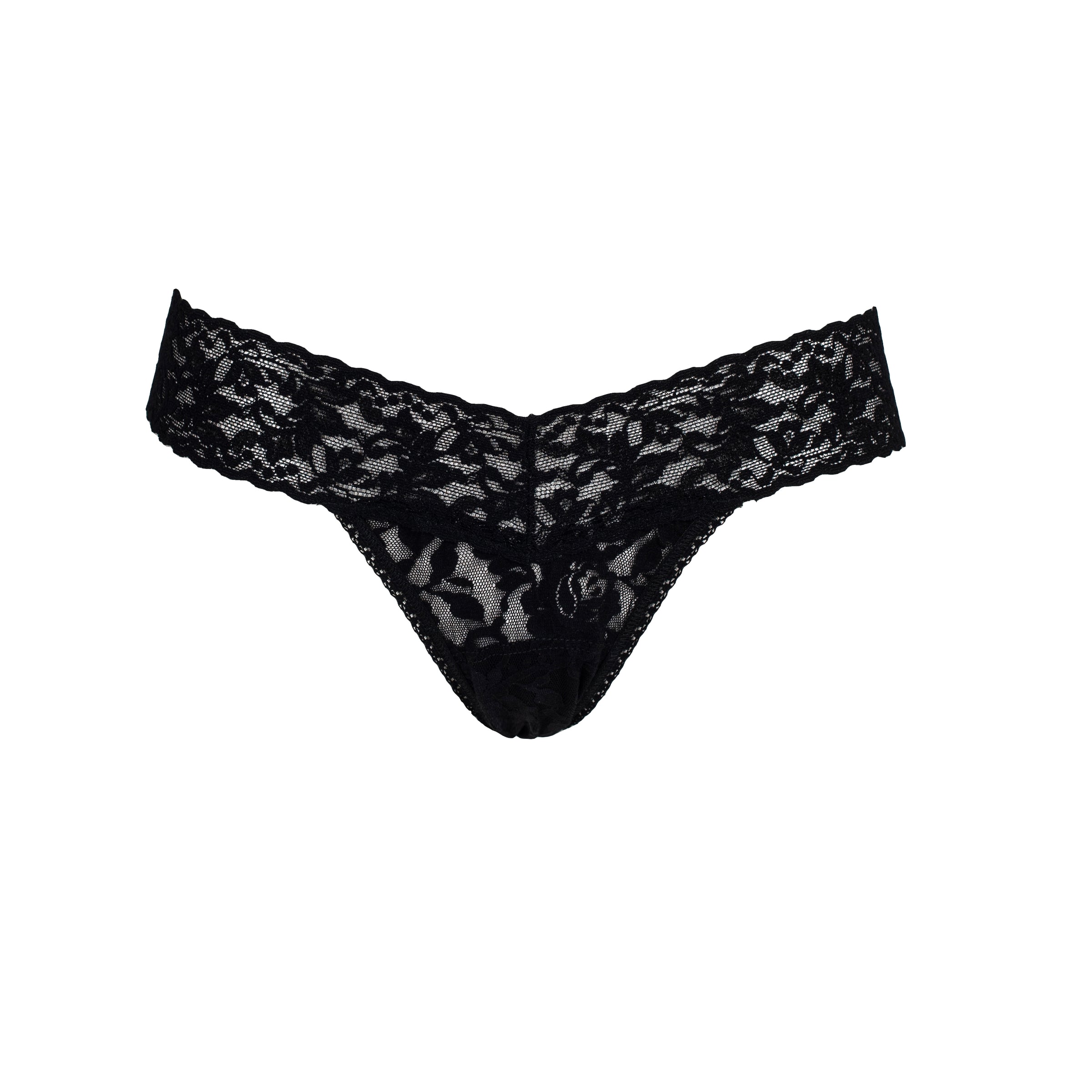 Signature Lace Low Rise Thong