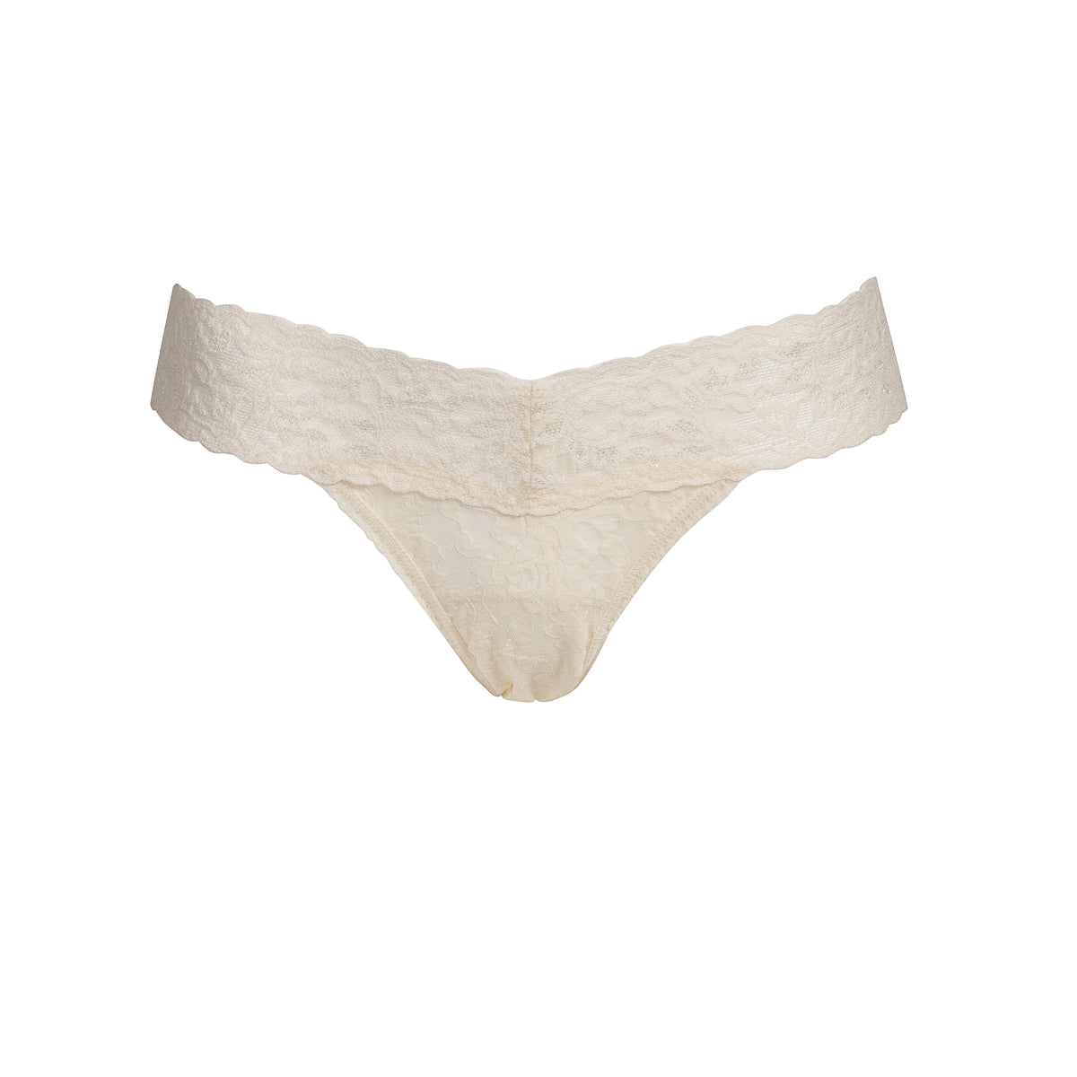 Signature Lace Low Rise Thong