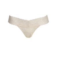 Signature Lace Low Rise Thong