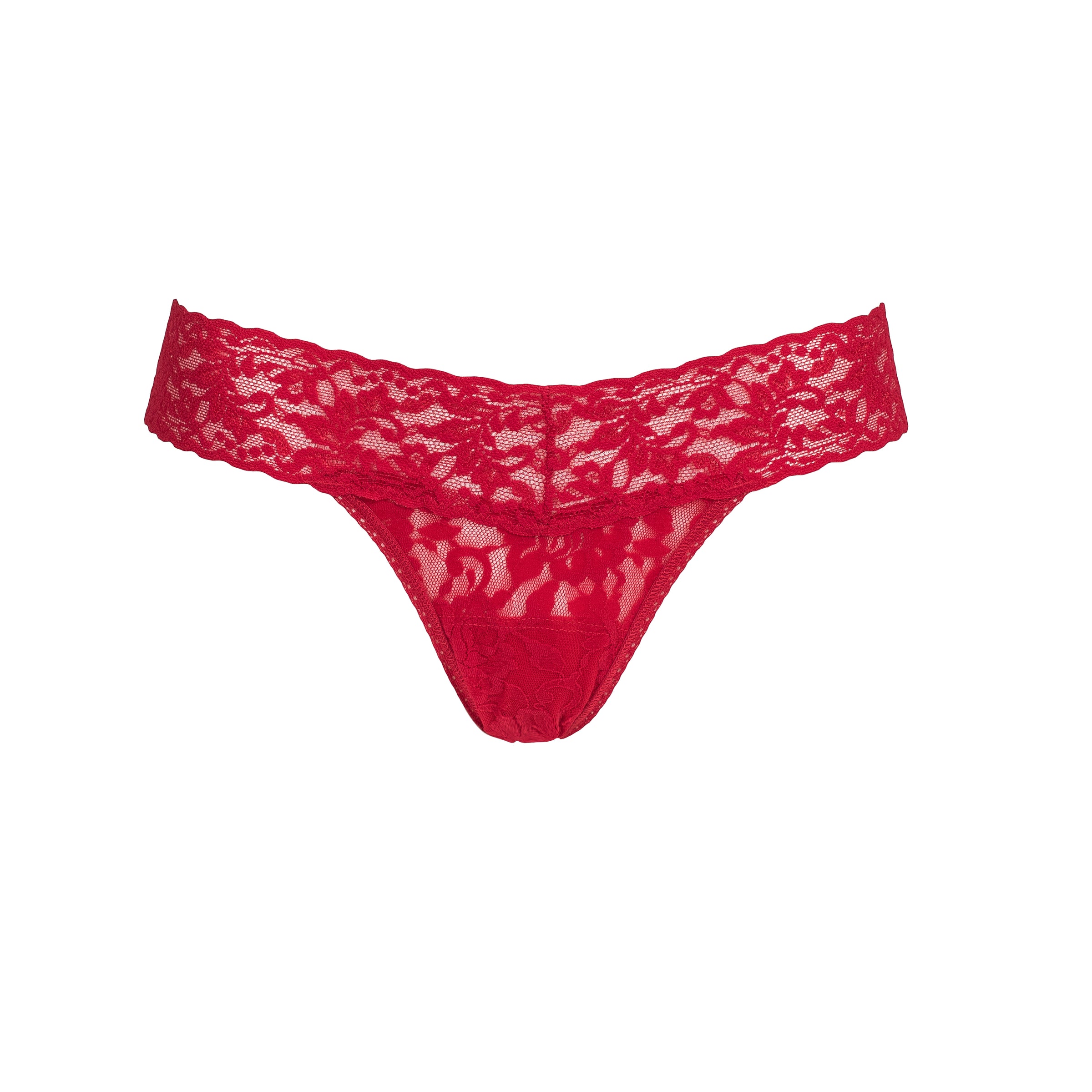 Signature Lace Low Rise Thong