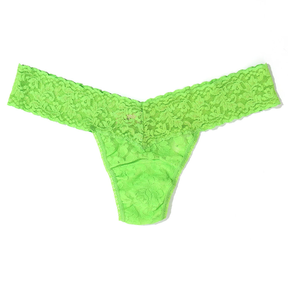 Signature Lace Low Rise Thong