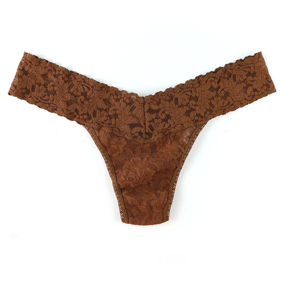 Signature Lace Low Rise Thong