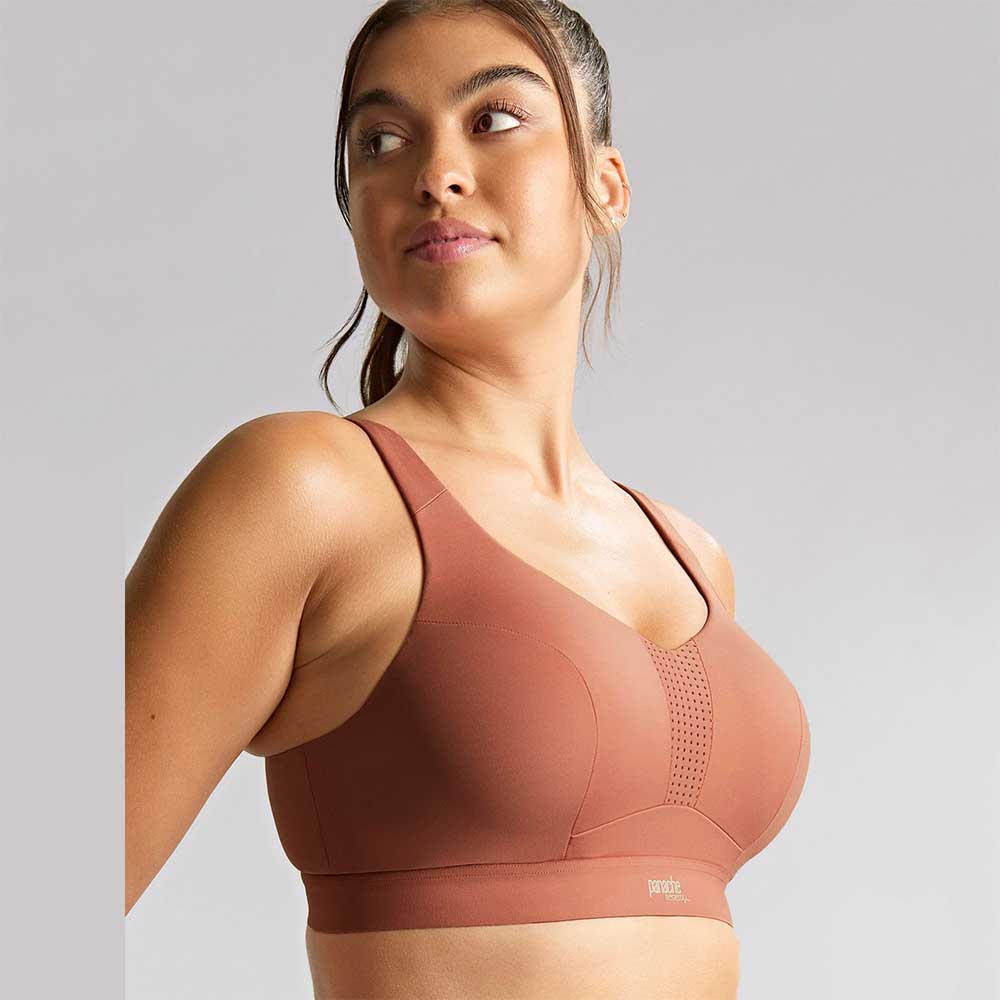 endurance sienna rose non padded sports bra