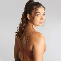 endurance sienna rose non padded sports bra back