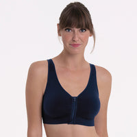 navy soft bra