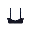 navy soft bra back