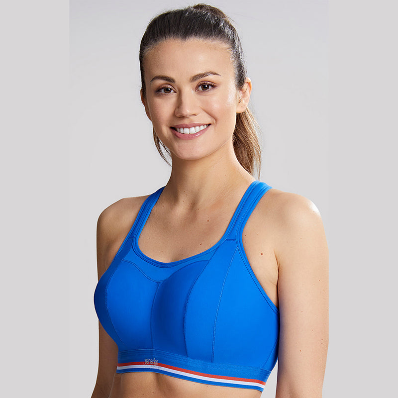 Panache Retro Blue Non-Wired Sports Bra