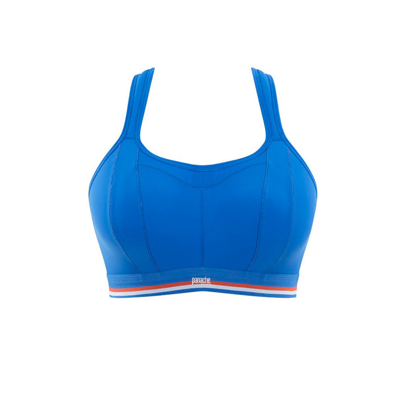 Panache Retro Blue Non-Wired Sports Bra