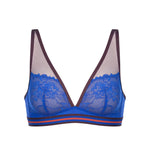 Serie Poetry Style Electric Blue Triangle Bra