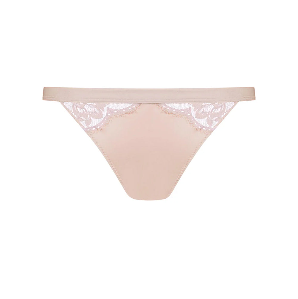nude lace brief