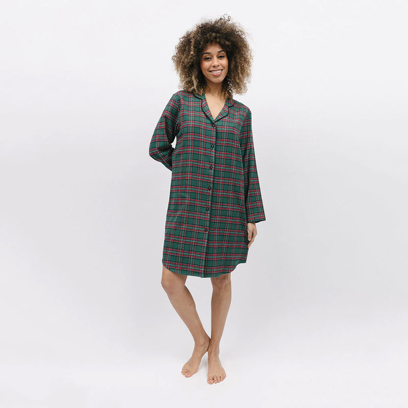 Whistler Womens Super Cosy Check Nightshirt