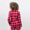 Noél Womens Super Cosy Check Pyjama Top