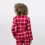 Noél Womens Super Cosy Check Pyjama Top