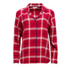 Noél Womens Super Cosy Check Pyjama Top