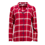 Noél Womens Super Cosy Check Pyjama Top