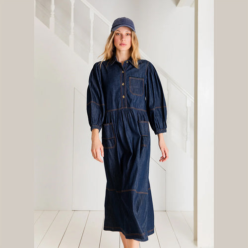 bonte denim dress