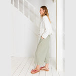 cropped gingham trousers