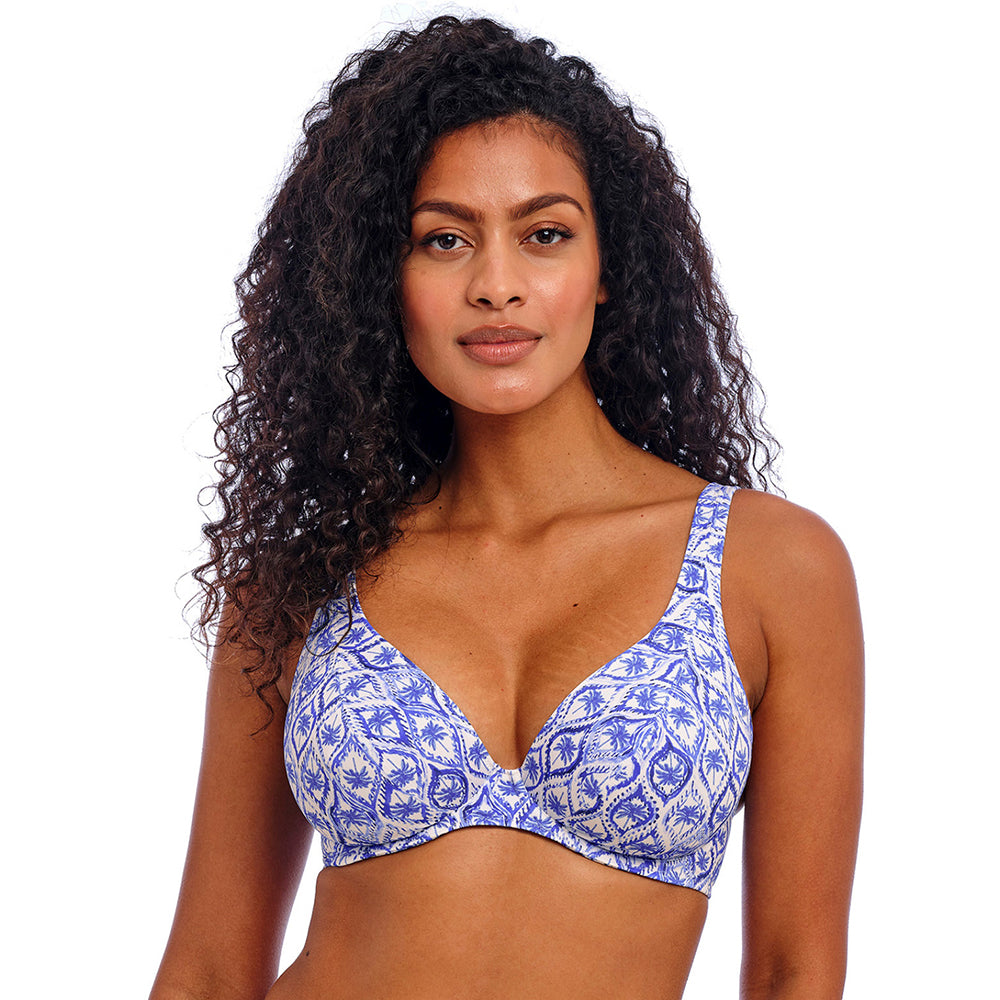 freya swim ocean breeze denim bikini top