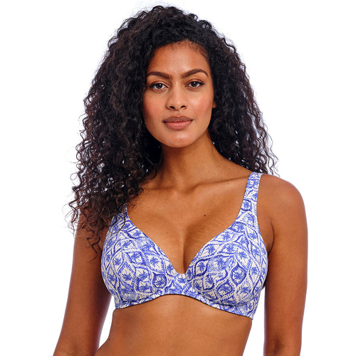 freya swim ocean breeze denim bikini top