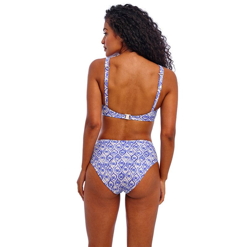 freya swim high waist bikini bottom and bikini top