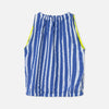 dr bloom aloha blue stripe top