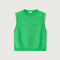 american vintage garden melange sleeveless jumper