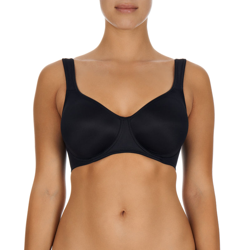 Anita Women's Twin Firm Underwired Bra 2-Pack - Black & White, Size 36C, Maximum Support With Tulle & Padded Band