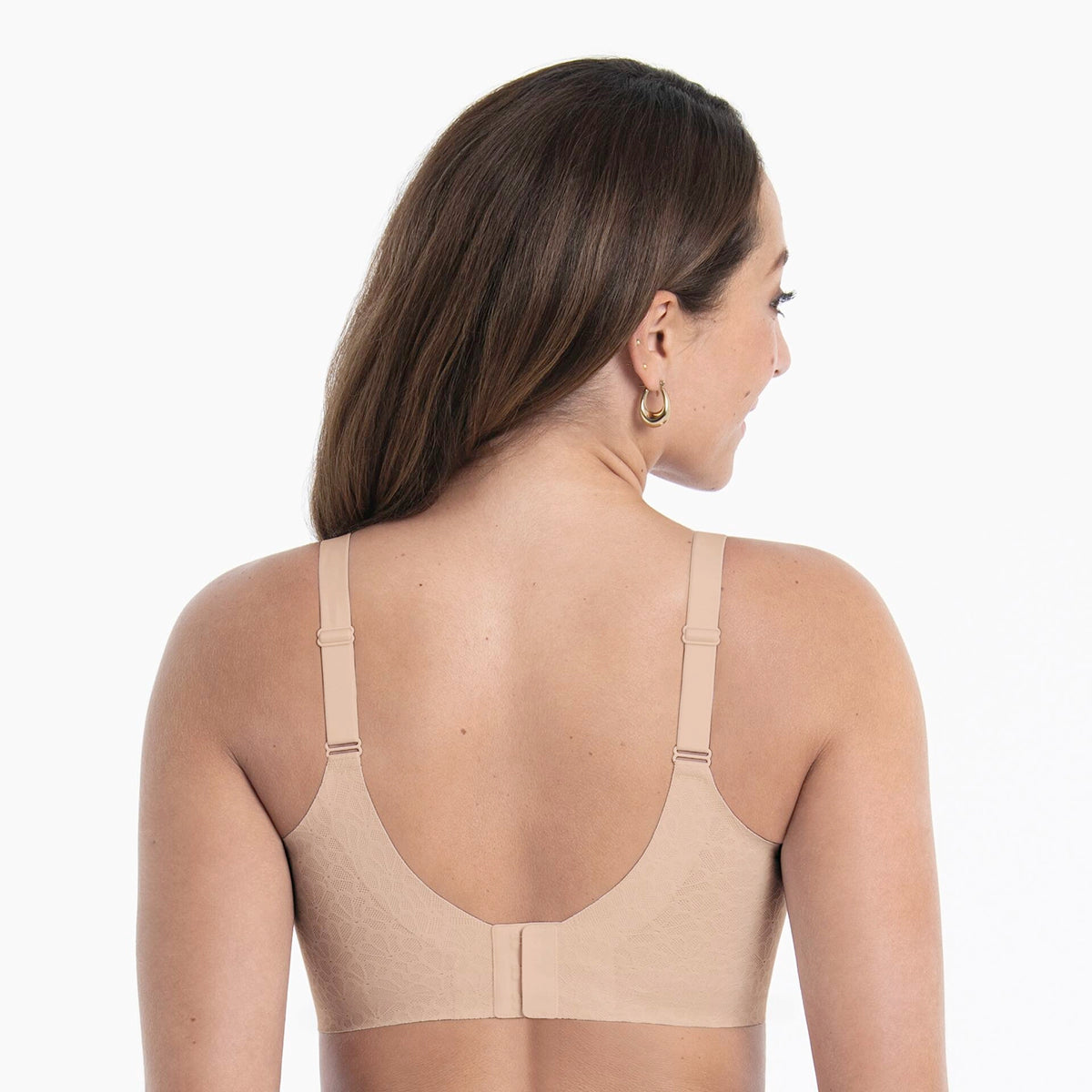 beige bralette back