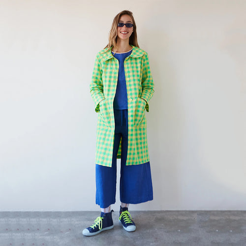 dr bloom green trench coat