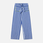 dr bloom blue wide leg trousres
