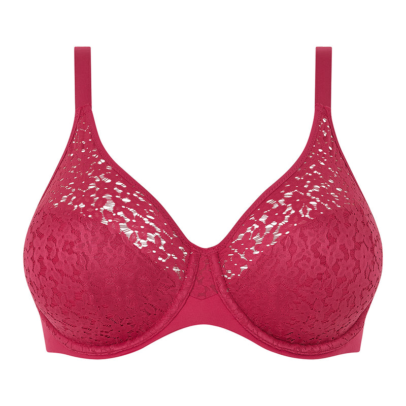 Norah Cranberry Covering Moulded Bra
