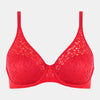 norah red bra