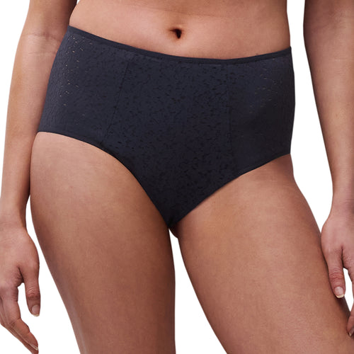 chantelle high waist navy brief