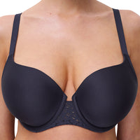 chantelle moulded navy bra