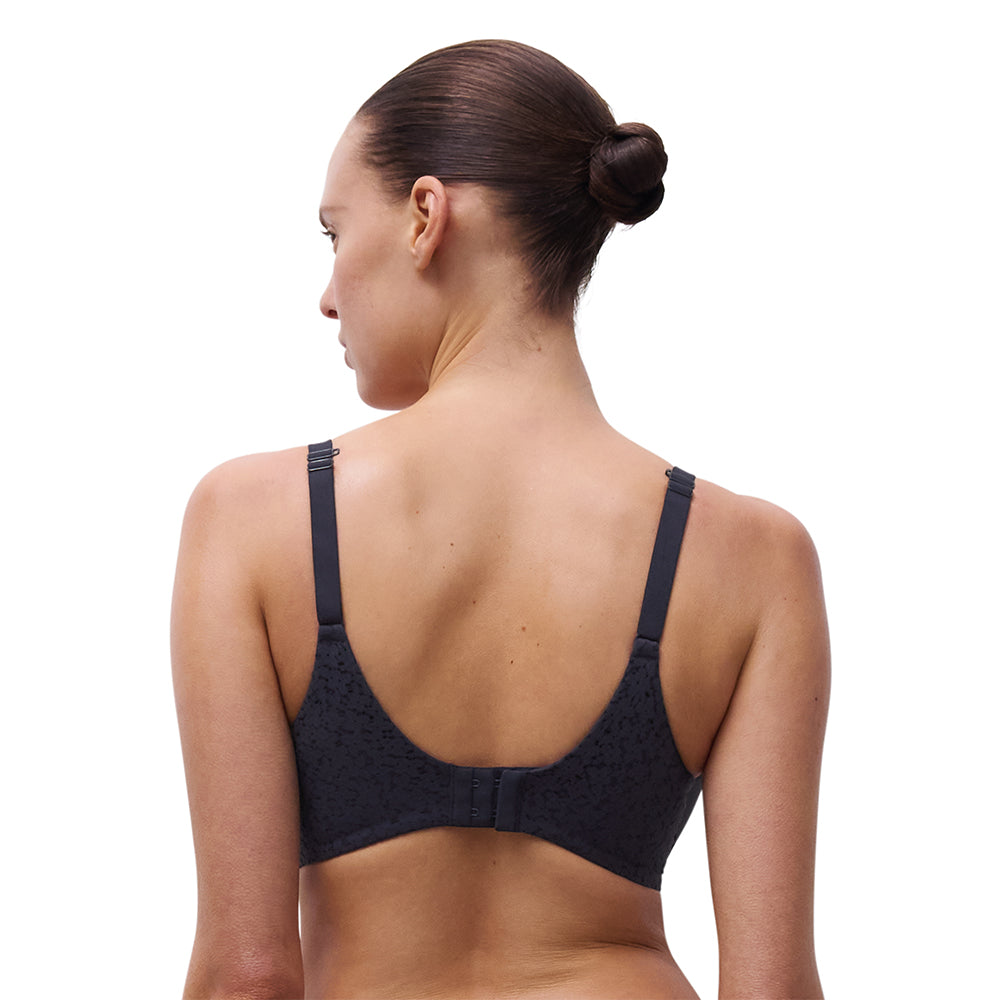 chantelle moulded navy bra