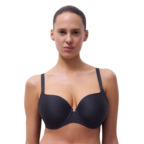 chantelle moulded navy bra
