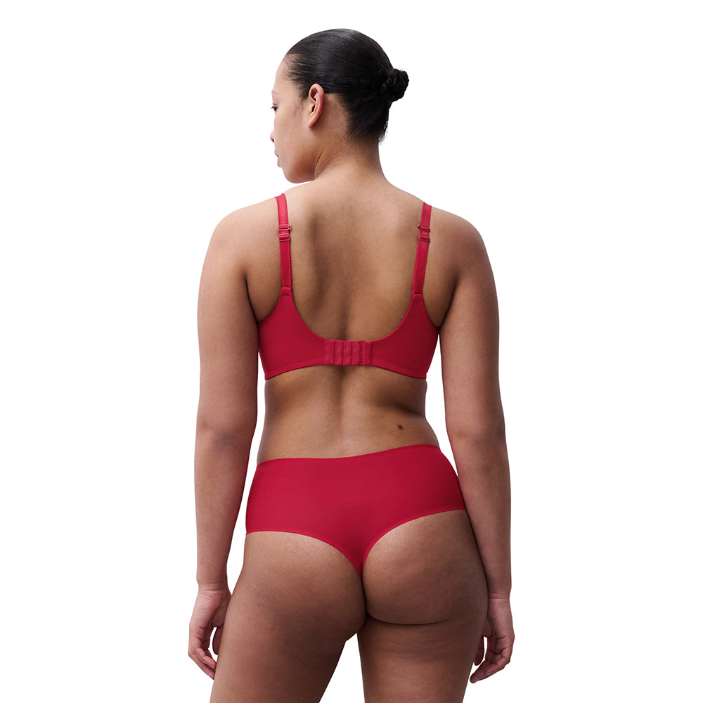 norah chick red lingerie set back