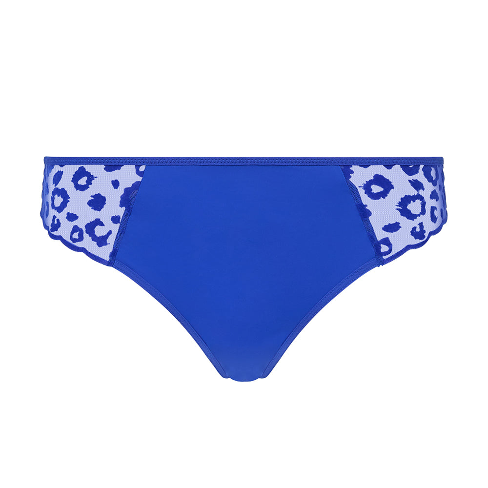 chantelle grls blue animal print brief