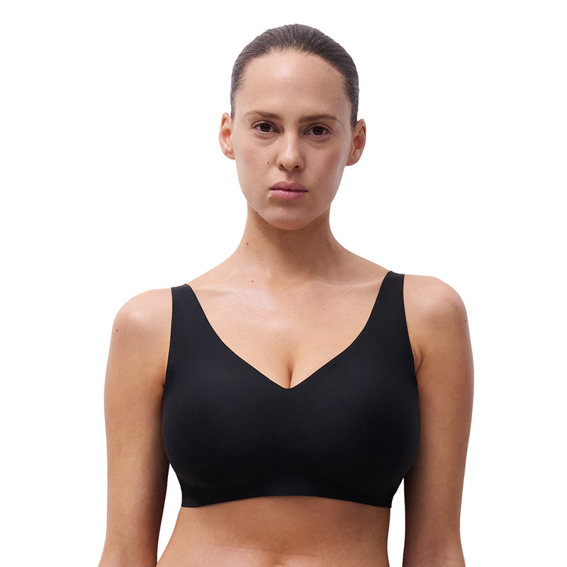 chantelle soft stretch bralette black