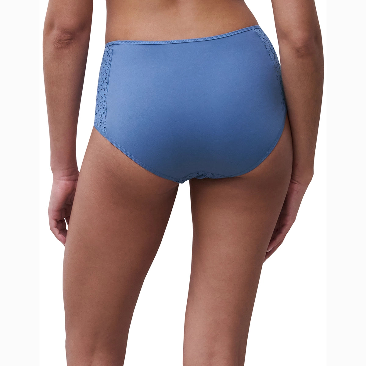 chantelle norah blue high waisted brief back