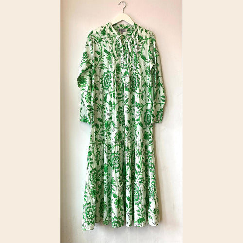 green long summer dress