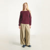 american vintage burgundy jumper