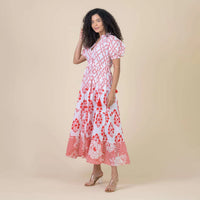 red and white dream dress