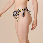 Diva Mo Melting Spot Print Tie Side Bikini Bottoms