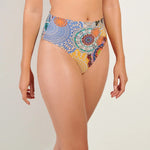 Tobago Gipsy Print High Waisted Bikini Bottoms
