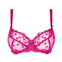 empreinte tess pink half cup bra