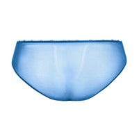blue brief on a white background