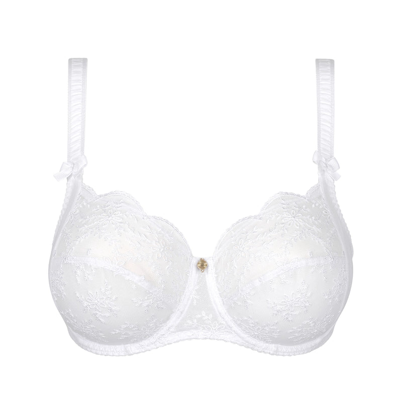 empreinte white lace full cup bra