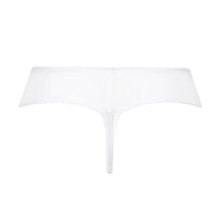white bikini bottom on a white background